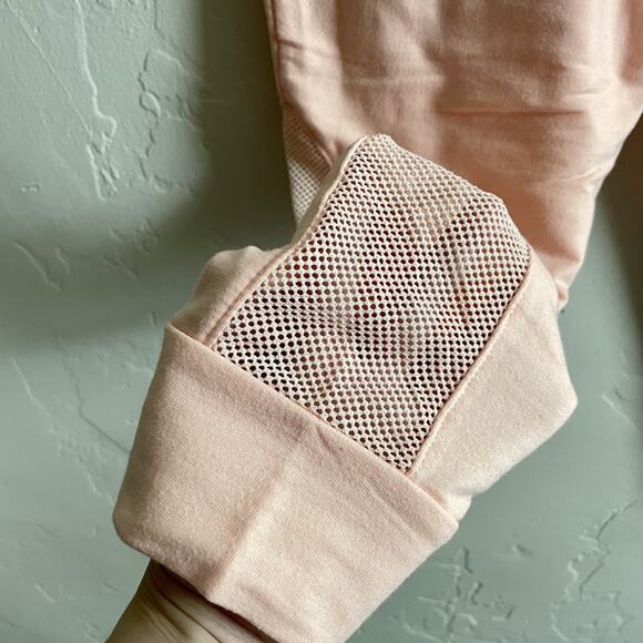 Nine West Active Size Medium Sweatpants - Joggers Pink Pockets Mesh Athleisure - Picture 6 of 9